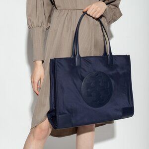 NWT Tory Burch Ella Tote in Navy Blue